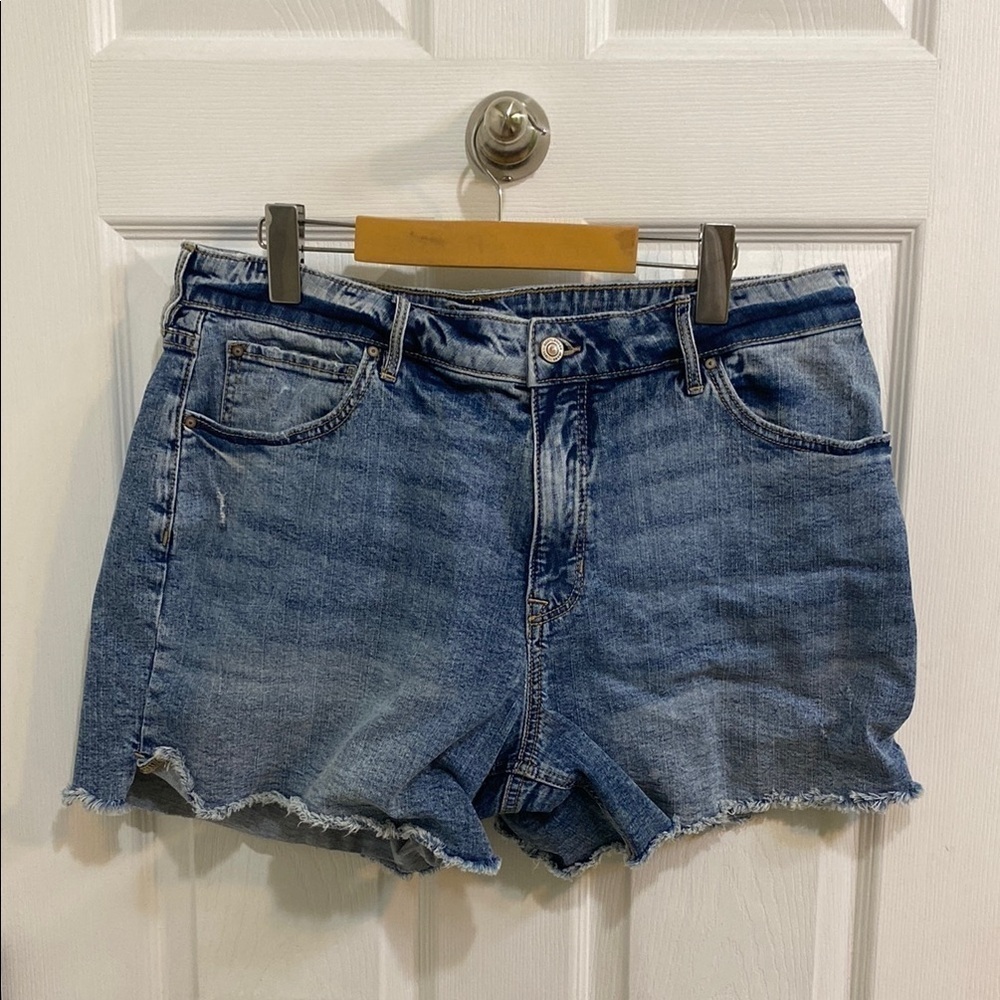 Bootlegger 90s Cut Off Denim Shorts Women’s Size 34 Casual Summer Beach